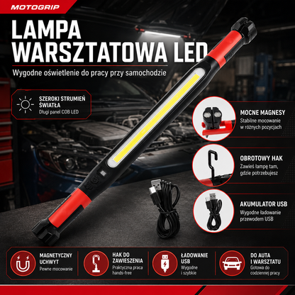 Magnetyczna lampa obrotowa 360 MotGrip™